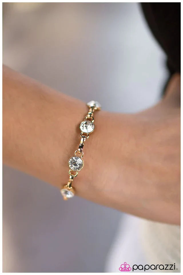 Paparazzi Bracelet ~ All I Want Is You - Gold