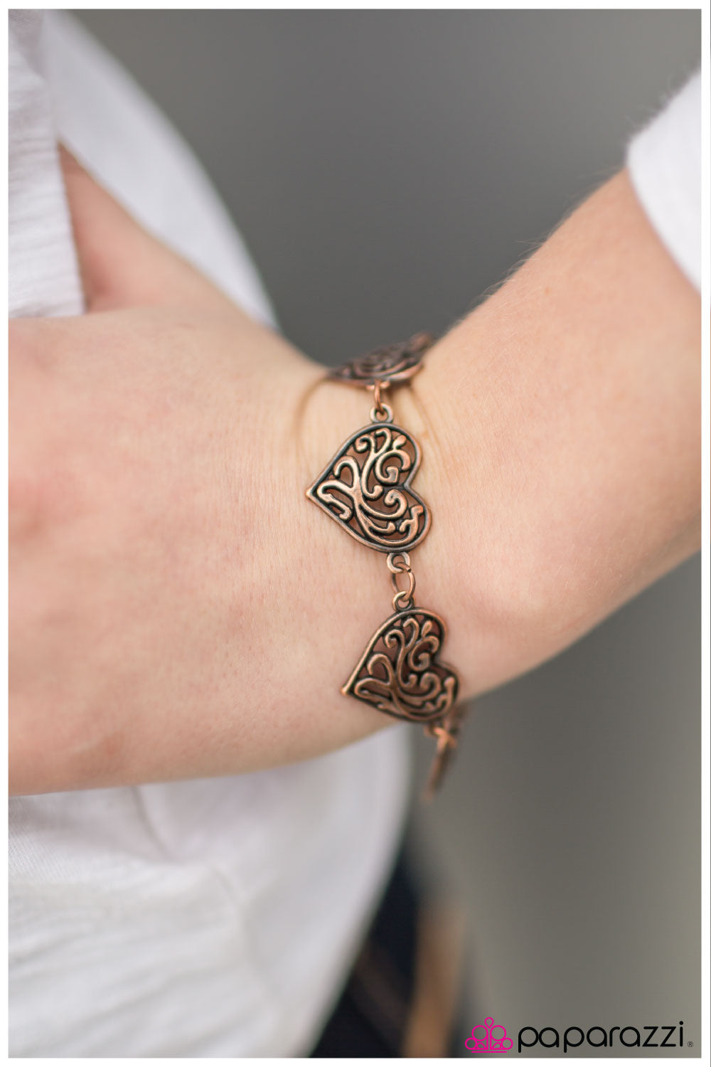 Paparazzi Bracelet ~ Trust Your Heart - Copper