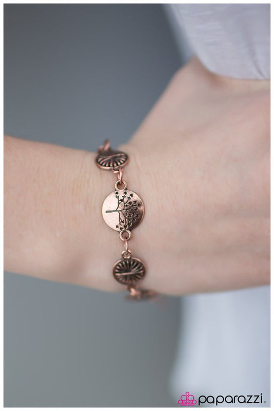 Paparazzi Bracelet ~ A Walk Outside - Copper