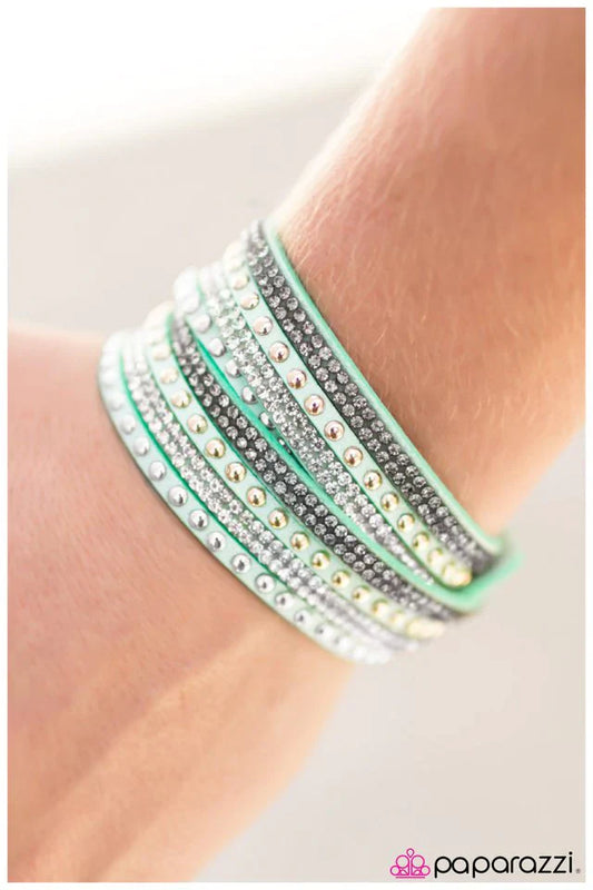 Paparazzi Bracelet ~ Hit Me With Your Best Shot - Green