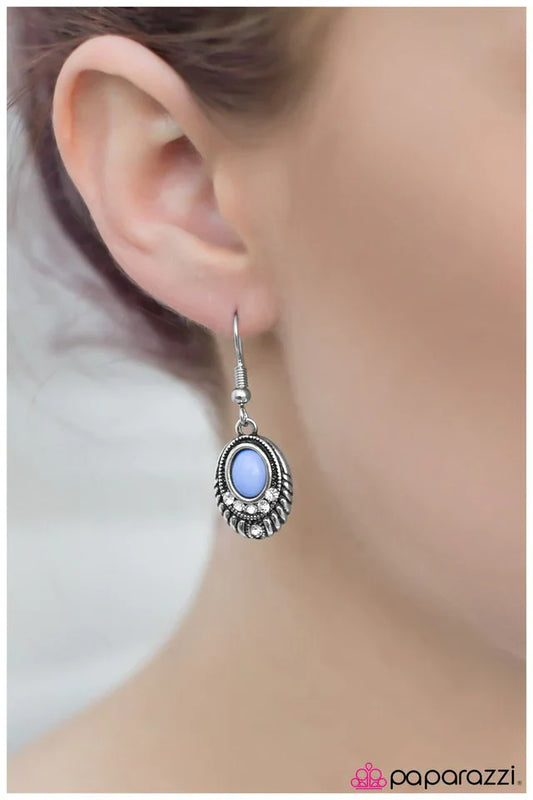 Paparazzi Earring ~ How Enchanting! - Blue