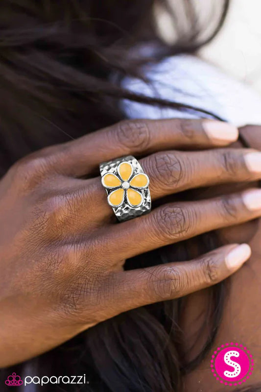 Paparazzi Ring ~ Flower Patrol - Yellow