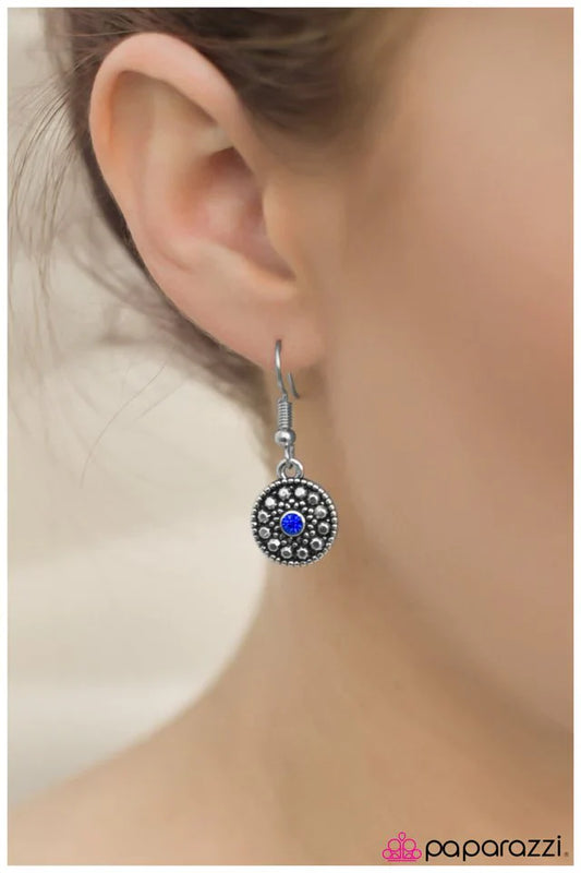 Paparazzi Earring ~ A Simpler Time - Blue