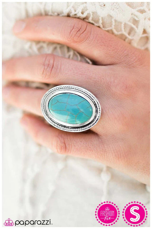 Paparazzi Ring ~ The Rancher - Blue