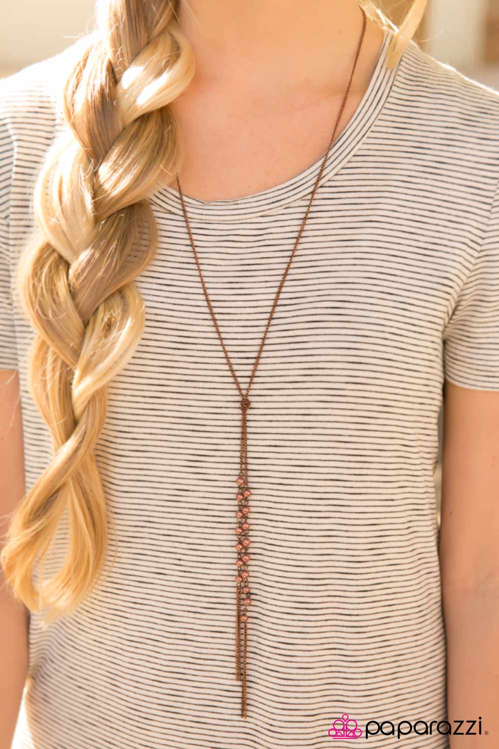 Paparazzi Necklace ~ Subtle Hints - Copper