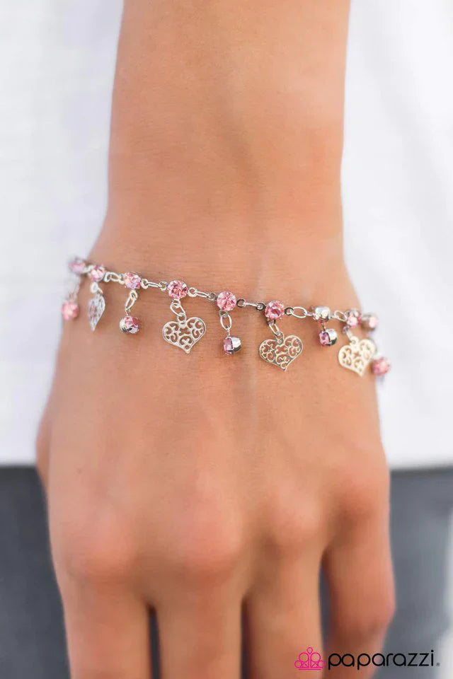 Paparazzi Bracelet ~ If My Heart Had Windows - Pink