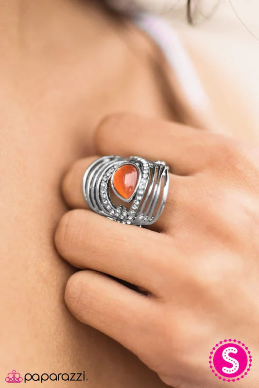 Paparazzi Ring ~ Belt It Out - Orange