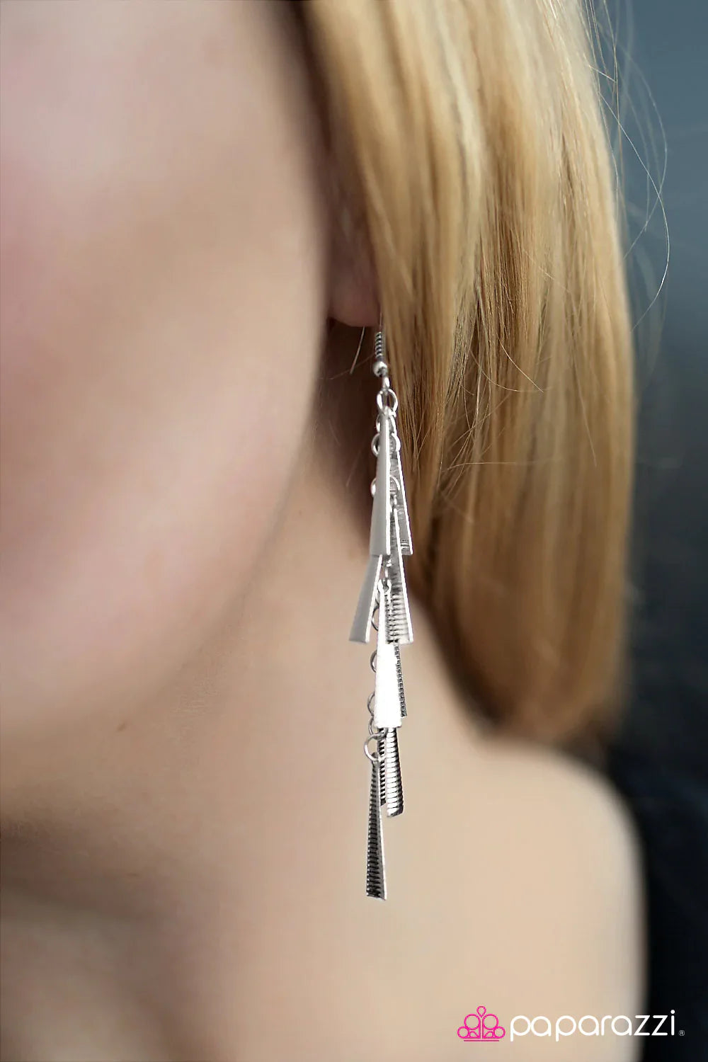 Paparazzi Earring ~ Chinese New Year  - Silver