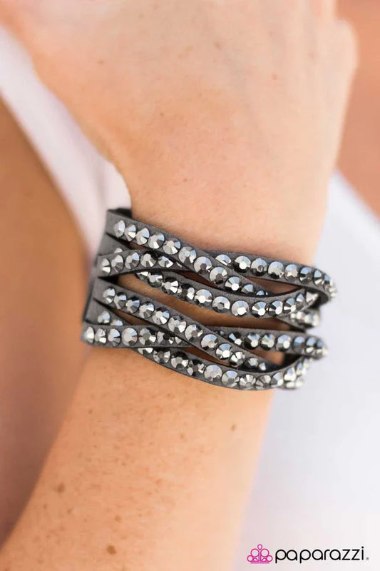 Paparazzi Bracelet ~ Rocket Power - Silver