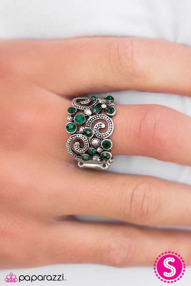 Paparazzi Ring ~ Colorful Constellations - Green