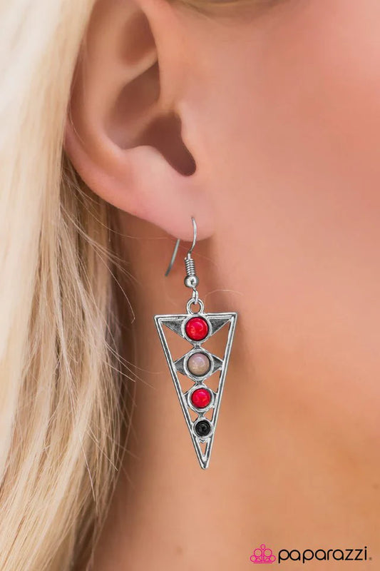 Paparazzi Earring ~ Slice Of Life - Multi