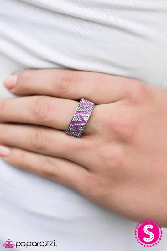 Paparazzi Ring ~ Aftershocks - Purple