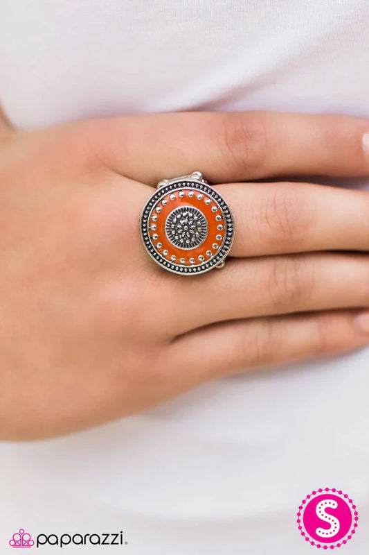 Paparazzi Ring ~ In A Field of Roses, Be A Wildflower - Orange
