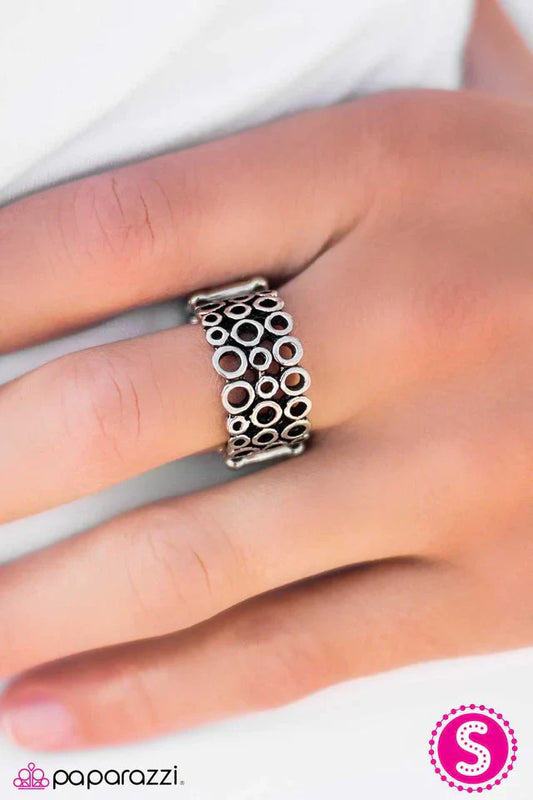 Paparazzi Ring ~ Bright and Bubbly - Silver