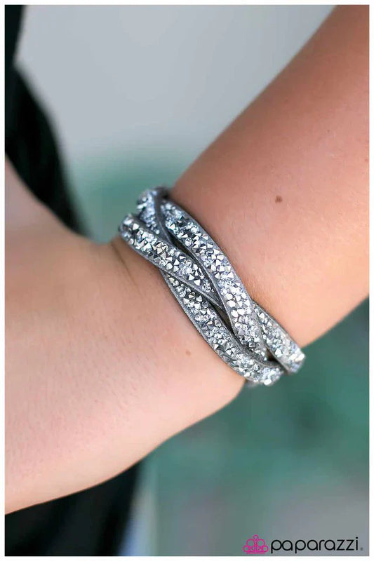 Paparazzi Bracelet ~ Knock Yourself Out - Silver