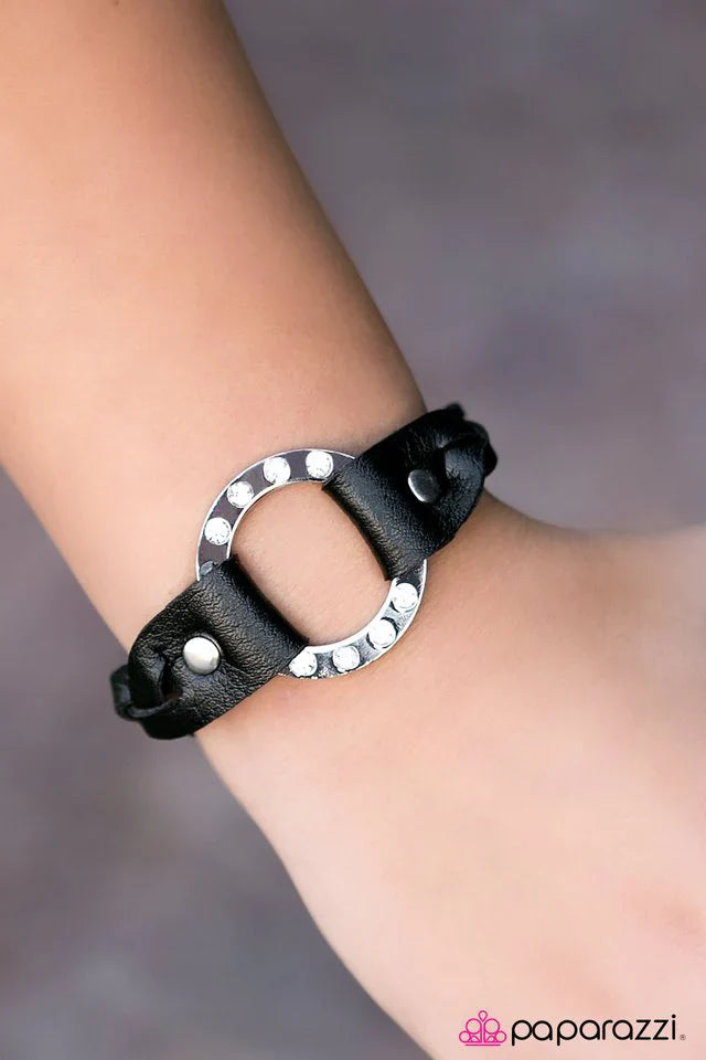 Paparazzi Bracelet ~ Cowgirls Dont Cry - Black