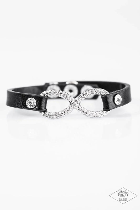 Paparazzi Bracelet ~ Innocent Till Proven GLITZY!  - Black