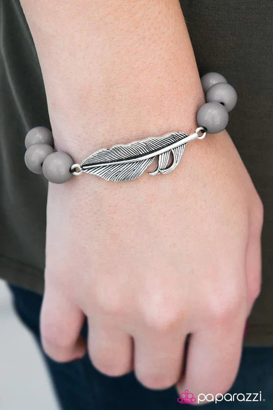 Paparazzi Bracelet ~ Bird Watching - Silver