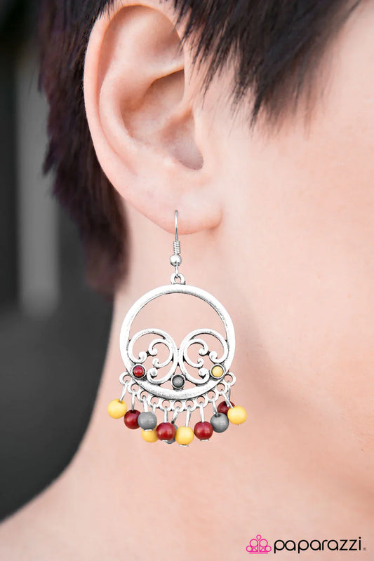 Paparazzi Earring ~ Coast View  - Multi