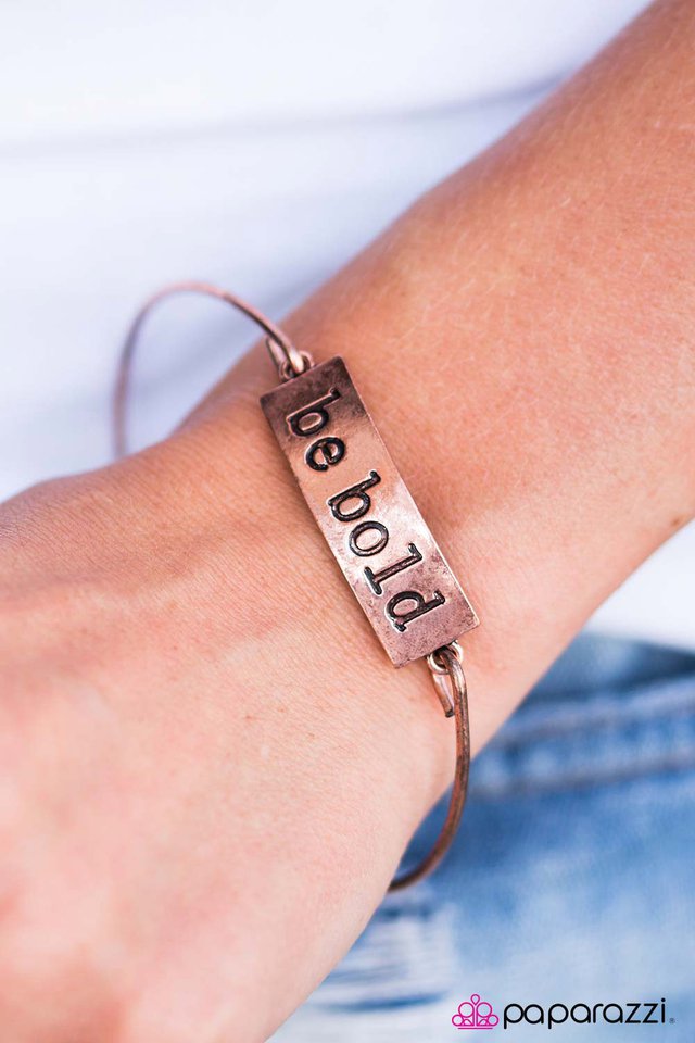 Paparazzi Bracelet ~ Be Bold - Copper