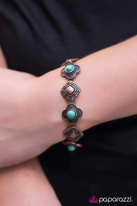 Paparazzi Bracelet ~ Dune Dancer - Copper