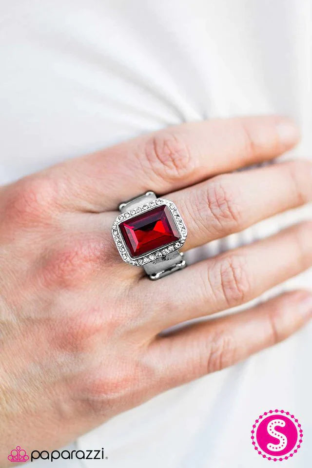 Paparazzi Ring ~ Queens Court - Red