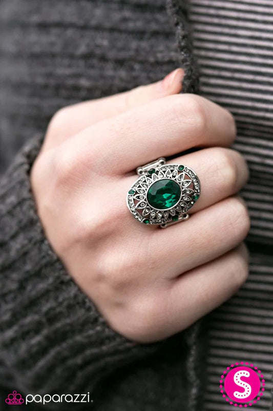 Paparazzi Ring ~ Boss Babe - Green