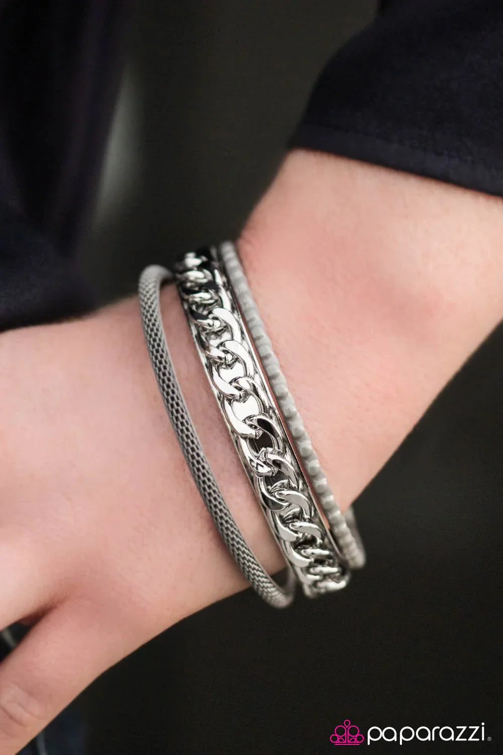 Paparazzi Bracelet ~ One Stop Shop - Silver