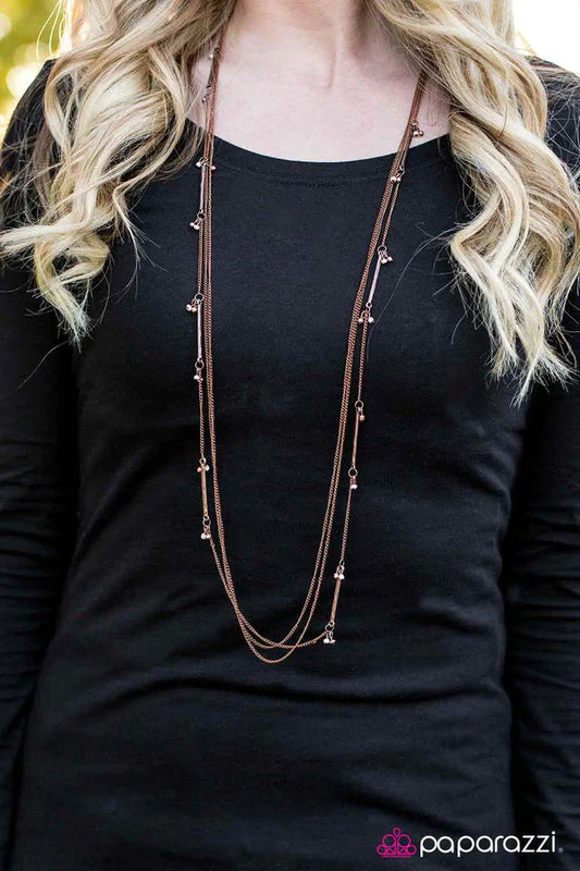 Paparazzi Necklace ~ One Girl Revolution - Copper