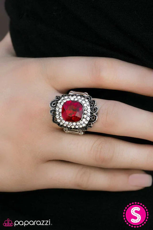 Paparazzi Ring ~ Royal Riot - Red