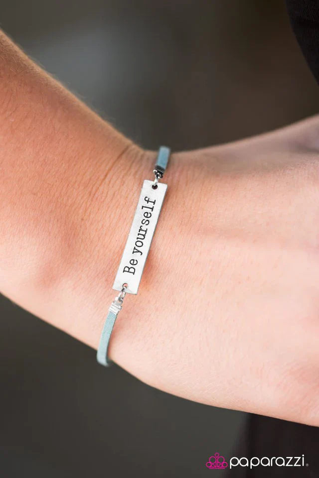 Paparazzi Bracelet ~ Be Yourself - Blue