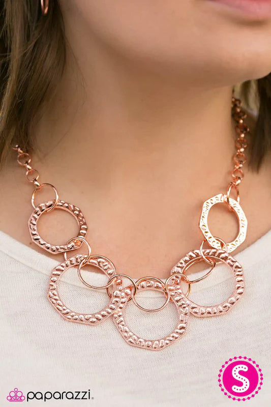 Paparazzi Necklace ~ Cave Couture - Copper