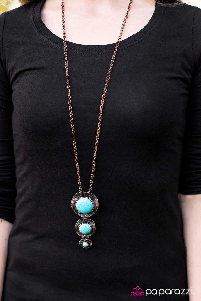 Paparazzi Necklace ~ Santa Fe Sophistication - Copper