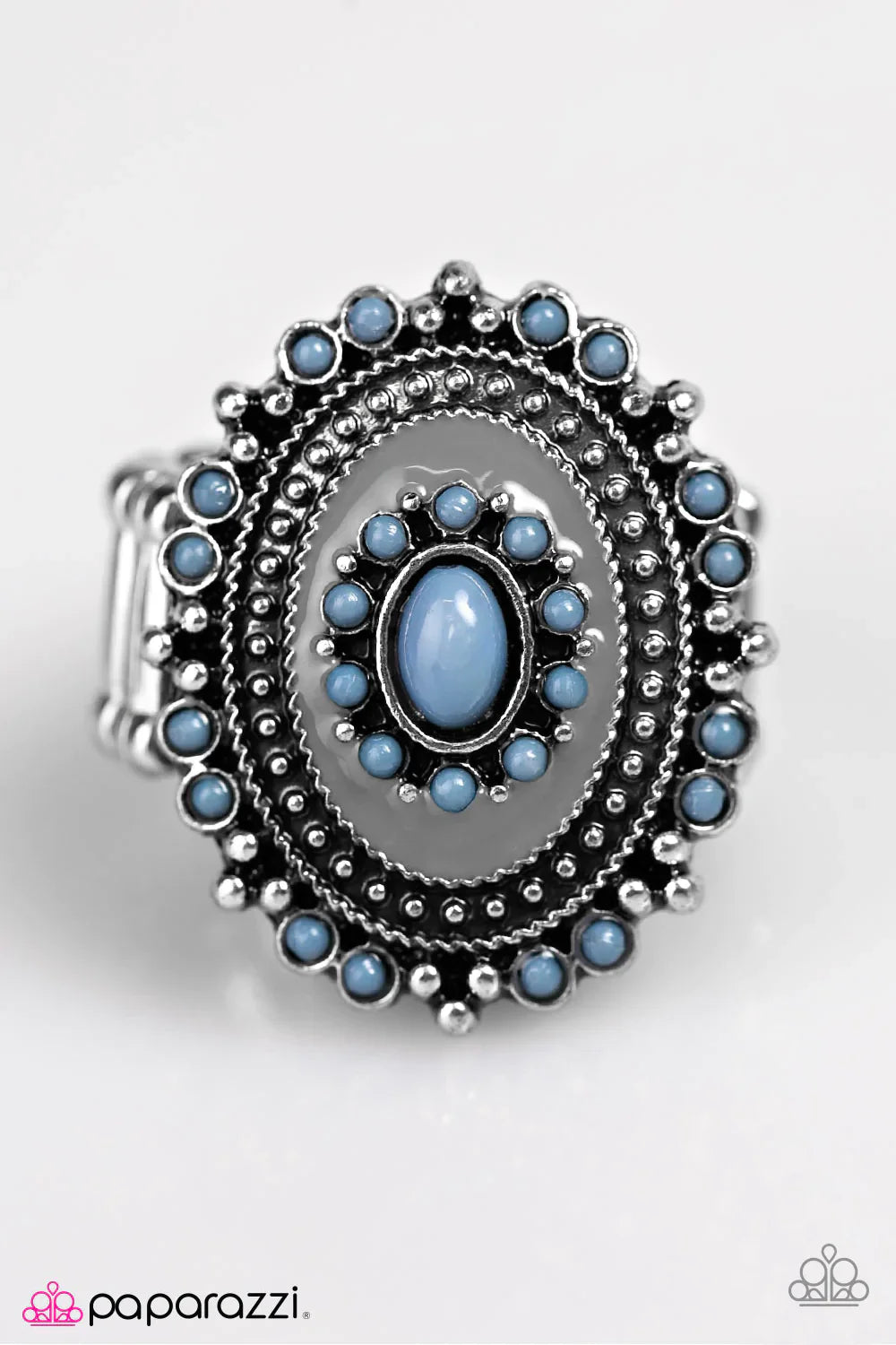 Paparazzi Ring ~ Barcelona Belle - Blue