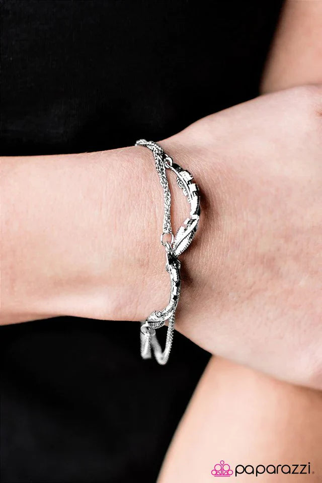 Paparazzi Bracelet ~ Sky Soul - Silver