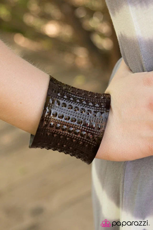 Paparazzi Bracelet ~ Tribal Trance - Brown