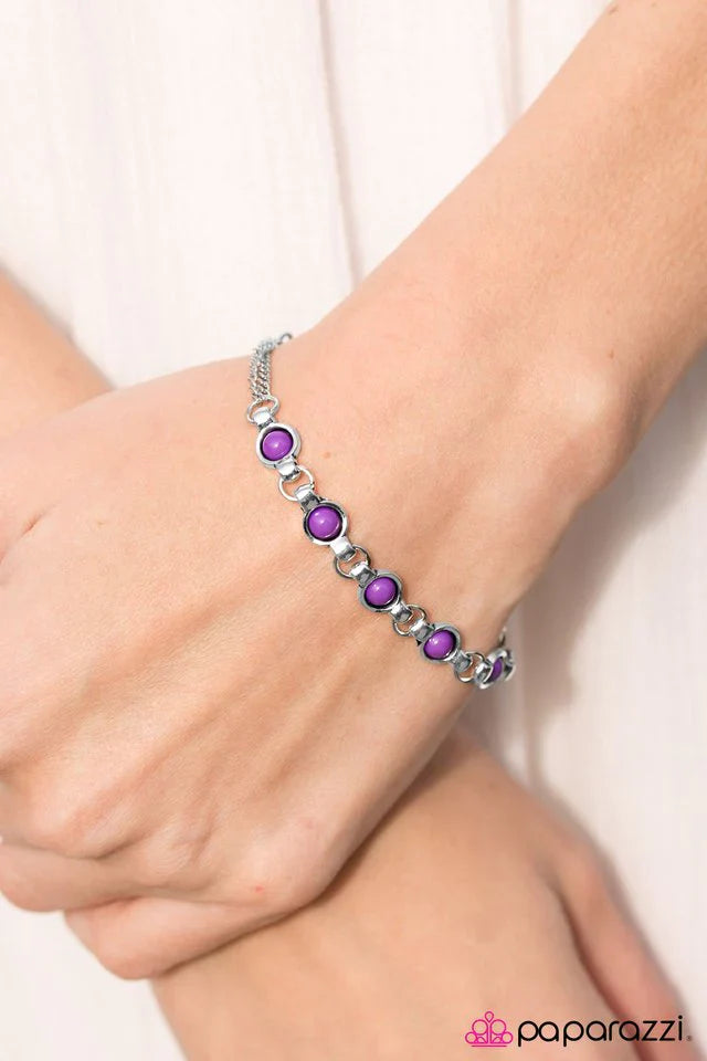 Paparazzi Bracelet ~ Power Color - Purple