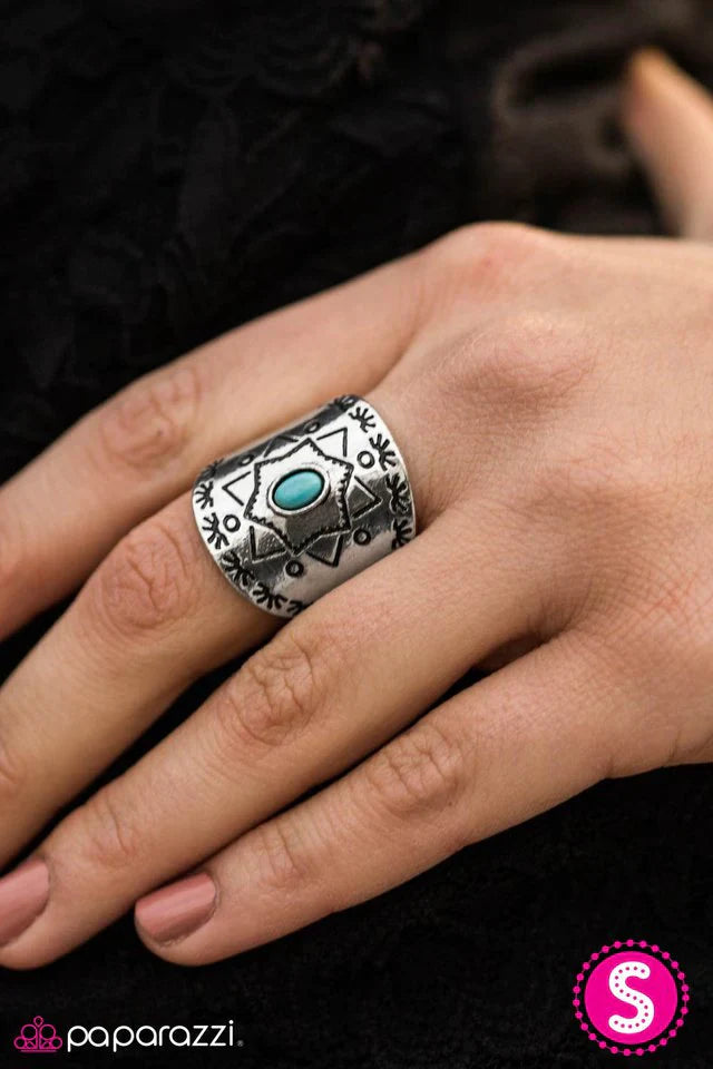 Paparazzi Ring ~ Desert Dweller - Blue