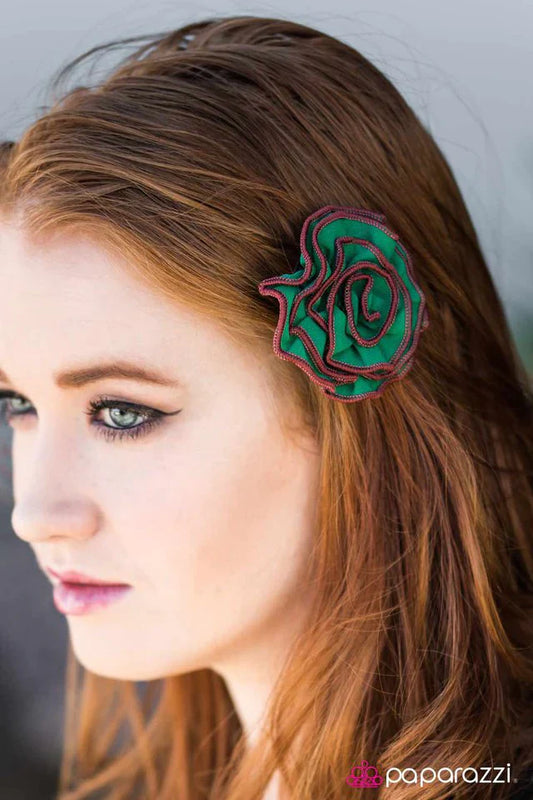 Paparazzi Hair Accessories ~ Wuthering Heights - Green