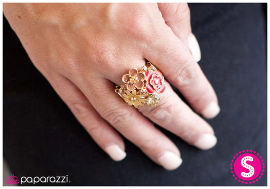 Paparazzi Ring ~ Among the Wildflowers - Brown