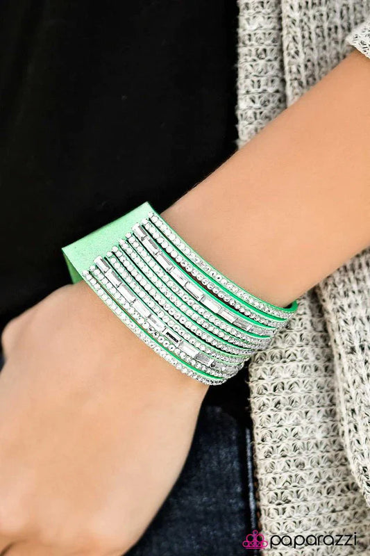 Paparazzi Bracelet ~ Name Your Price - Green