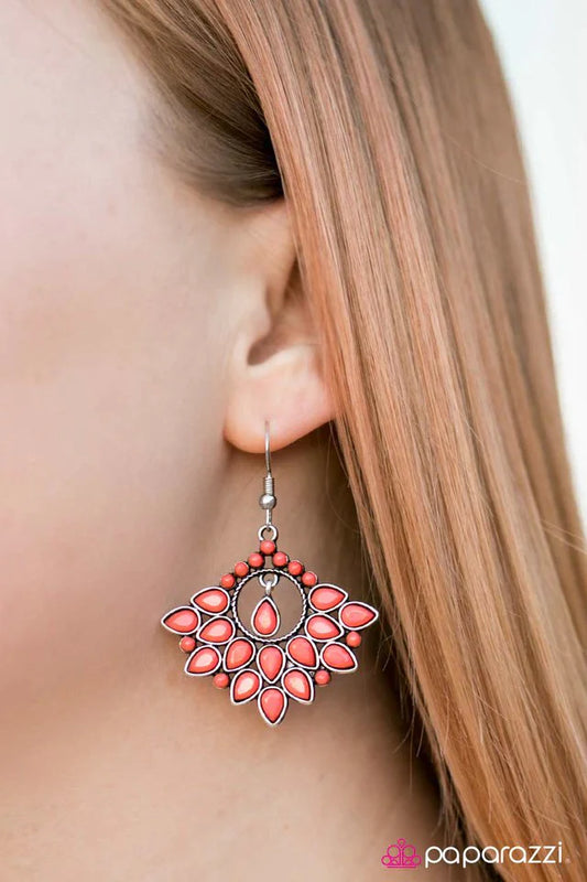 Paparazzi Earring ~ Isla Bella - Orange