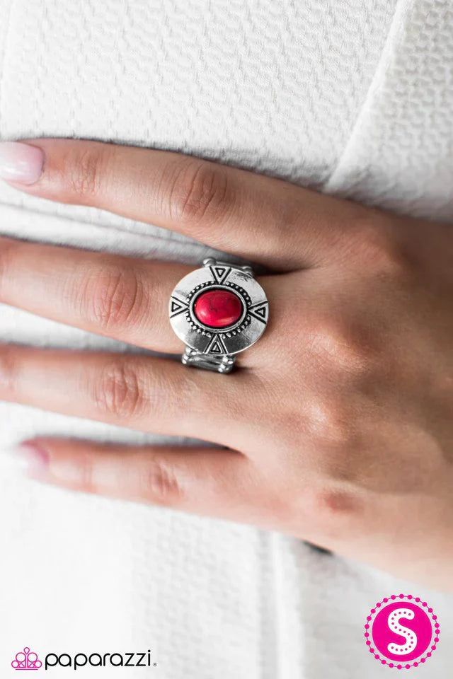 Paparazzi Ring ~ Mesa Magic - Red