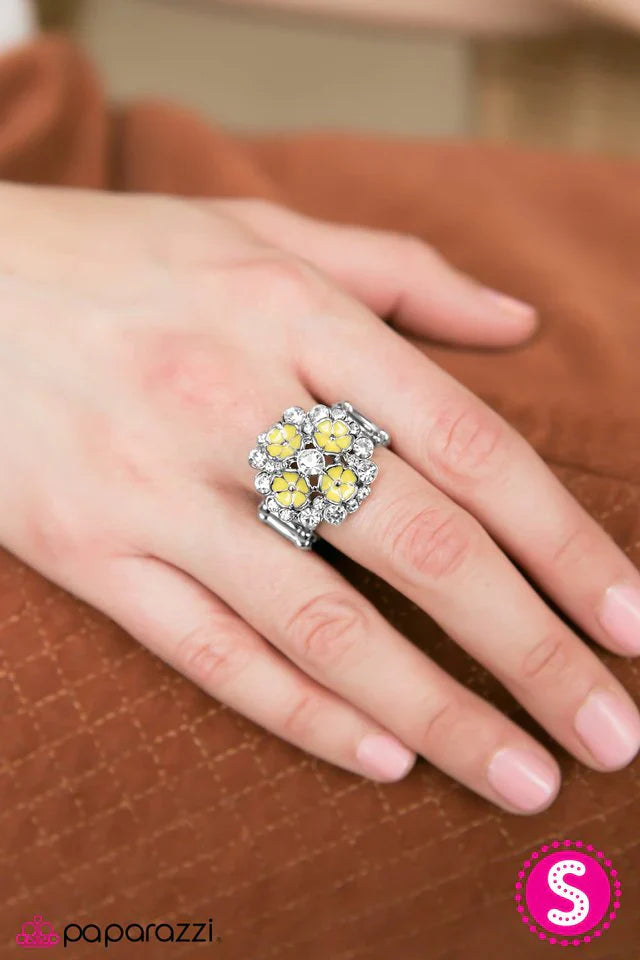 Paparazzi Ring ~ Bali Banquet - Yellow