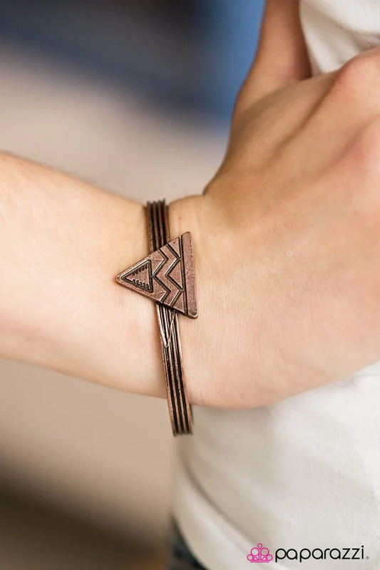 Paparazzi Bracelet ~ Nothing But TRIBAL - Copper