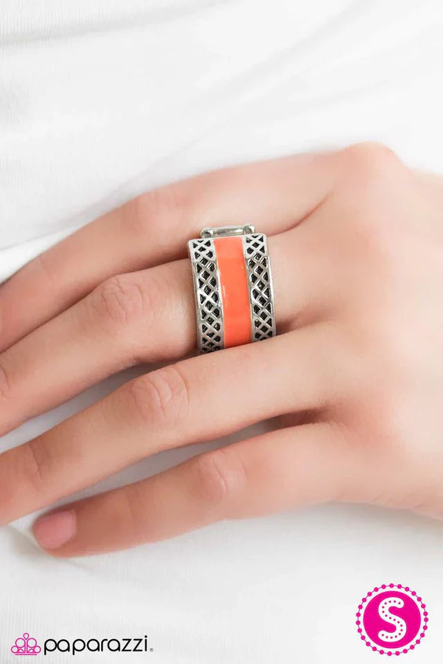 Paparazzi Ring ~ Blaze of Glory - Orange