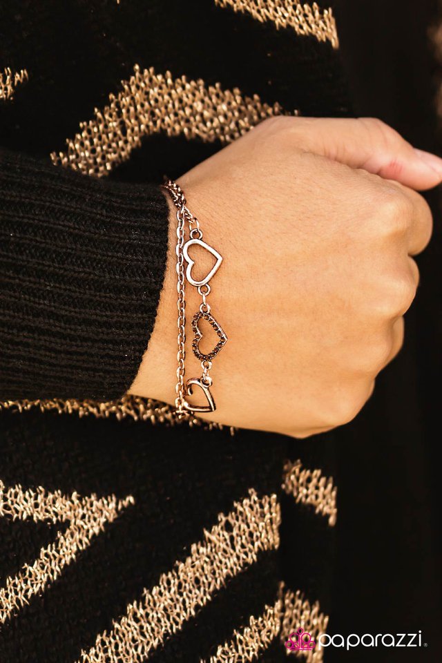 Paparazzi Bracelet ~ Love Is Everywhere - Copper