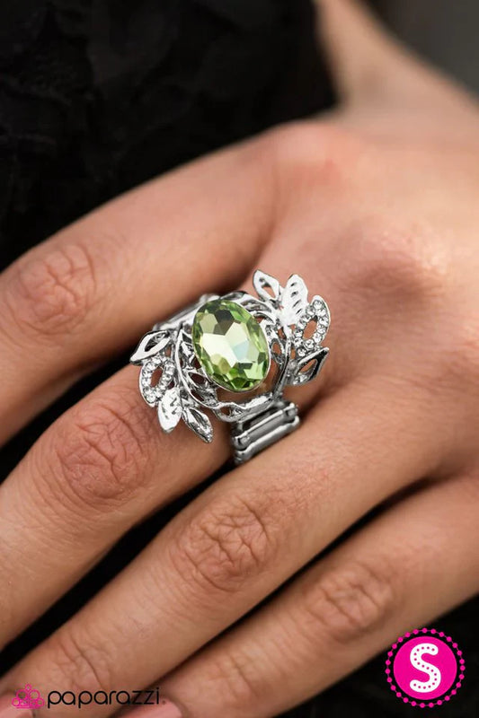 Paparazzi Ring ~ Glamor Garden - Green