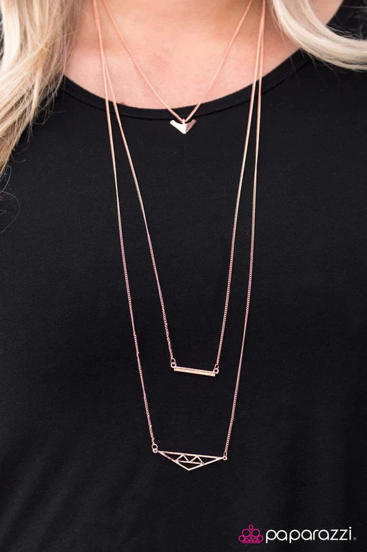 Paparazzi Necklace ~ Your Vibe Attracts Your Tribe - Copper