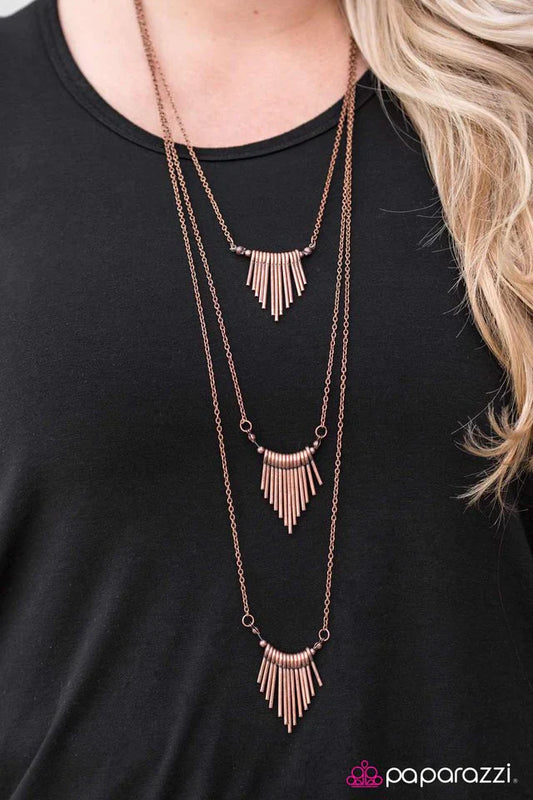 Paparazzi Necklace ~ No Fear! - Copper